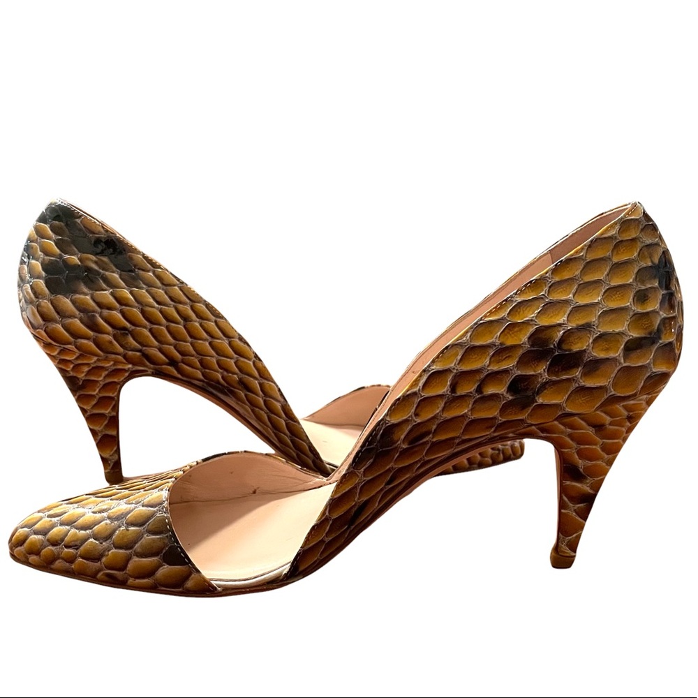 Loeffler Randall Gillian D’orsay Python Heels - image 3